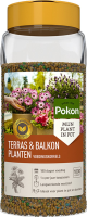 Pokon Terras & Balkon Voedingskorrels   1800 gram   Voorraadverpakking   180 dagen voeding