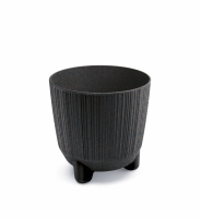 Prosperplast Ryfo N Eco Wood Bloempot   12,6 cm   Eco Koffie
