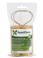 Famiflora Bloemvormige Vetcilinder   Zaden & Insecten   Houten kern   100% Natuurproduct