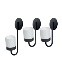 Prosperplast Bloomie Hanger Set   Wandplantenbakken Wit   3 stuks   27x23,5x84,5 cm
