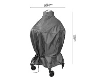 Platinum AeroCover Kamado BBQ Hoes   Ø94 cm   Universeel voor o.A. Big Green Egg & The Bastard