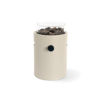 Happy Cocooning Lumi Steel Tafelbrander   Ø 21,5cm   Oyster Beige   Staal