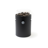 Happy Cocooning Lumi Steel Tafelbrander   Ø 21,5cm   Nordic Black   Staal