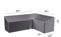 Platinum AeroCover Loungebankhoes L vorm   285x220x100xH65/90 cm   Rechts