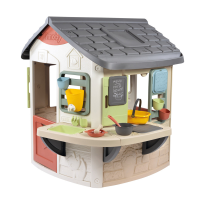 Smoby Speelhuis met Modderkeuken   Buitenspeelgoed   16 Accessoires   Vanaf 2 jaar