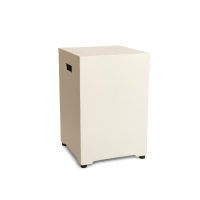 Happy Cocooning Enclosure Square Bijzettafel   Oyster Beige   40 x 40 x 55 cm   Composiet