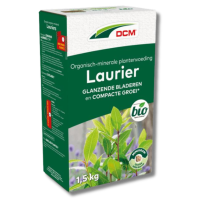 DCM meststof voor laurier & bladhoudende heesters   1,5kg   bio