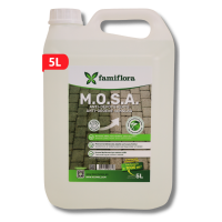 Famiflora   MOSA   5L   tegen mos en groene aanslag   Geschikt voor 100L water (1000 m2)