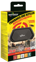 Weitech WK0344 Waterproof Knaagdierverjager   Ultrasoon   Voor binnen én buiten