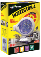 Weitech WK8203 Inzzzector4 Insectenlamp   30 m²   UV LED
