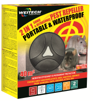 Weitech WK0100 Dierenverjager   USB oplaadbaar   Hoorbaar geluid