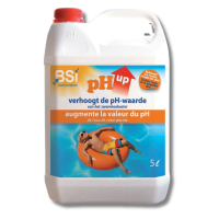 BSI pH Up liquid 5L   verhoogt de pH waarde van je zwembad of spa