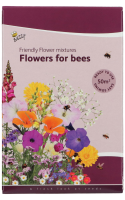Buzzy seeds Friendly Flowers Bijen Laag   Strooidoos   Voor 50 m²   Hoogte 20 35 cm