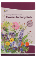 Buzzy seeds Friendly Flowers Lieveheersbeestjes   Strooidoos   Voor 50 m²   Hoogte 50 90 cm