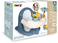 Smoby Little Smoby Baby badzitje   Vanaf 6 maanden   Met accessoires   Zuignapbevestiging