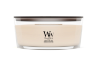 WoodWick geurkaars   Ellipse HearthWick Flame   Vanilla & Sea Salt