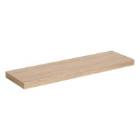 5Five Bassline Zwevende Wandplank   80 cm   Bruin Eiken   Hout/MDF