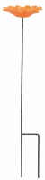 Bûten Gift Feeder Stake Gerbera Vogelvoederschaal   72 cm   Oranje/Geel   Metaal