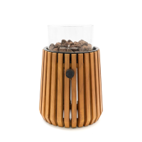 Happy Cocooning Lumi Lagune tafelbrander   Teak   Ø 21x37 cm