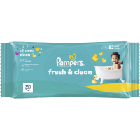 Pampers Fresh Clean babydoekjes   52 stuks