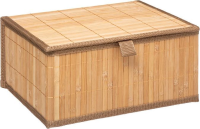 5Five Opbergmanden Bamboe   3 delig   Houtkleur   Nestbaar