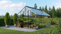 Vitavia Meridian 1 serre   11,5m²   Zwart