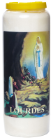 Noveenkaars wit   O.L.V. Lourdes