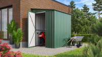 Vitavia Aanbouw  tuinberging LeanTo 56 H178   jade groen   Tuinberging metaal   L144 x 171 x 203 cm