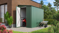 Vitavia Aanbouw  tuinberging LeanTo 58 H178   jade groen   Tuinberging metaal   L144 x 234 x 203 cm