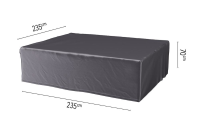 Platinum Aerocover loungesethoes   Ademende hoes voor loungeset 235 x 235 x H70cm