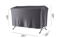 Platinum Aerocover schommelbank   Ademende hoes voor schommelbanken tot 205cm