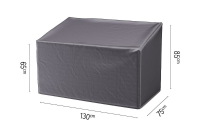 Platinum Aerocover tuinbankhoes   Ademende hoes voor tuinbanken tot 130cm