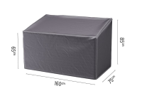 Platinum Aerocover tuinbankhoes   Ademende hoes voor tuinbanken tot 160cm