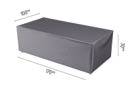 Platinum Aerocover loungebankhoes   Ademende hoes 2 loungestoelen of 1 loungebank 170 x 100 x H70cm