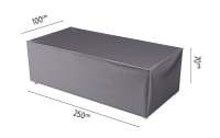 Platinum Aerocover loungebankhoes   Ademende hoes voor lounge van 250 x 100 x H70cm