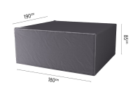 Platinum Aerocover tuinsethoes   Ademende hoes voor tuinset met rechthoekige tafels van 160 tot 180cm (inclusief stoelen)