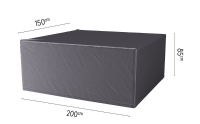 Platinum Aerocover tuinsethoes   Ademende hoes voor tuinset met rechthoekige tafels van 180 tot 200cm (inclusief stoelen)