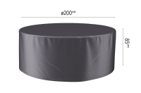 Platinum Aerocover tuinsethoes   Ademende hoes voor tuinset met ronde tafels tot diameter 150cm (inclusief stoelen)