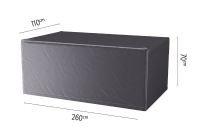 Platinum Aerocover tuintafelhoes   Ademende hoes voor tuintafels van 240 tot 260cm