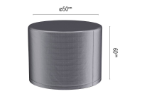 Platinum Aerocover vuurtafelhoes   Ademende hoes voor vuurtafels diameter 50 x H60cm
