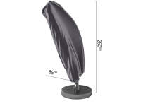 Platinum Aerocover zweefparasolhoes   Ademende hoes voor parasols met gebogen mast tot diameter 3,75m of 3,2 x 3,2m