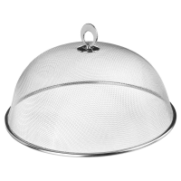 Secret de Gourmet RVS vliegenkap   Diameter 30 cm   Voedsel bescherming tegen ongedierte
