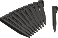 Nature Grondpen 19,5x1,9x1,8cm zw 10x voor borderrand 6040628