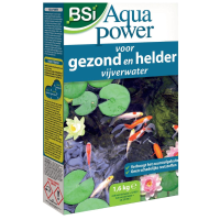 BSI Aqua Power   Maakt vijverwater helder   Zwemvijver   Algenbestrijding   1,6kg voor 40 000 l