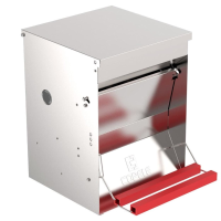 Automatische trapbak voederbak voor kippen   12kg   30x30x40cm