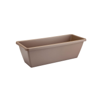 Elho balkonbak Barcelona 50   Taupe   Rechthoekig   50 x 19 x H19cm