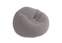 Intex Opblaasbare Zitzak   Grijs   69x107x104 cm   Met reparatiepatch