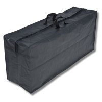Nature hoes tuinkussens   H57x128x37cm   100g/m²   grafietkleur   met rits