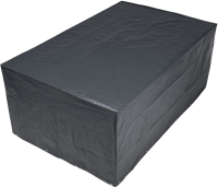 Nature beschermhoes tuinset rechthoekig H90x225x143cm 100g/m² grafiet, met koord