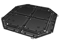 Garantia beschermrooster eco zwart   Compostvat   80x80x2cm